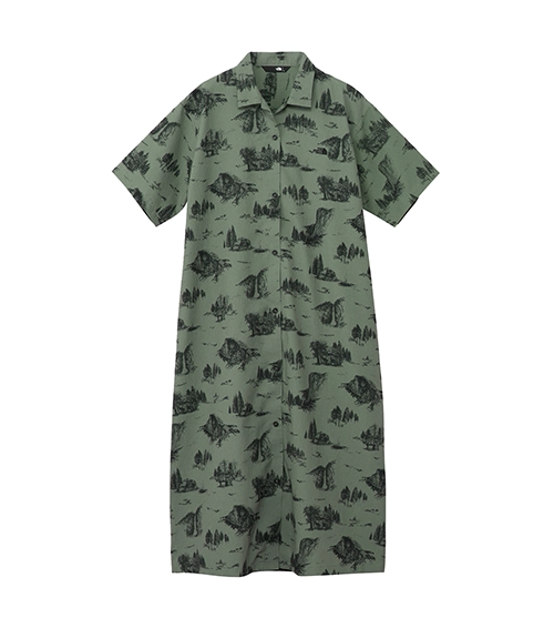 S/S Aloha Vent Shirt Onepiece