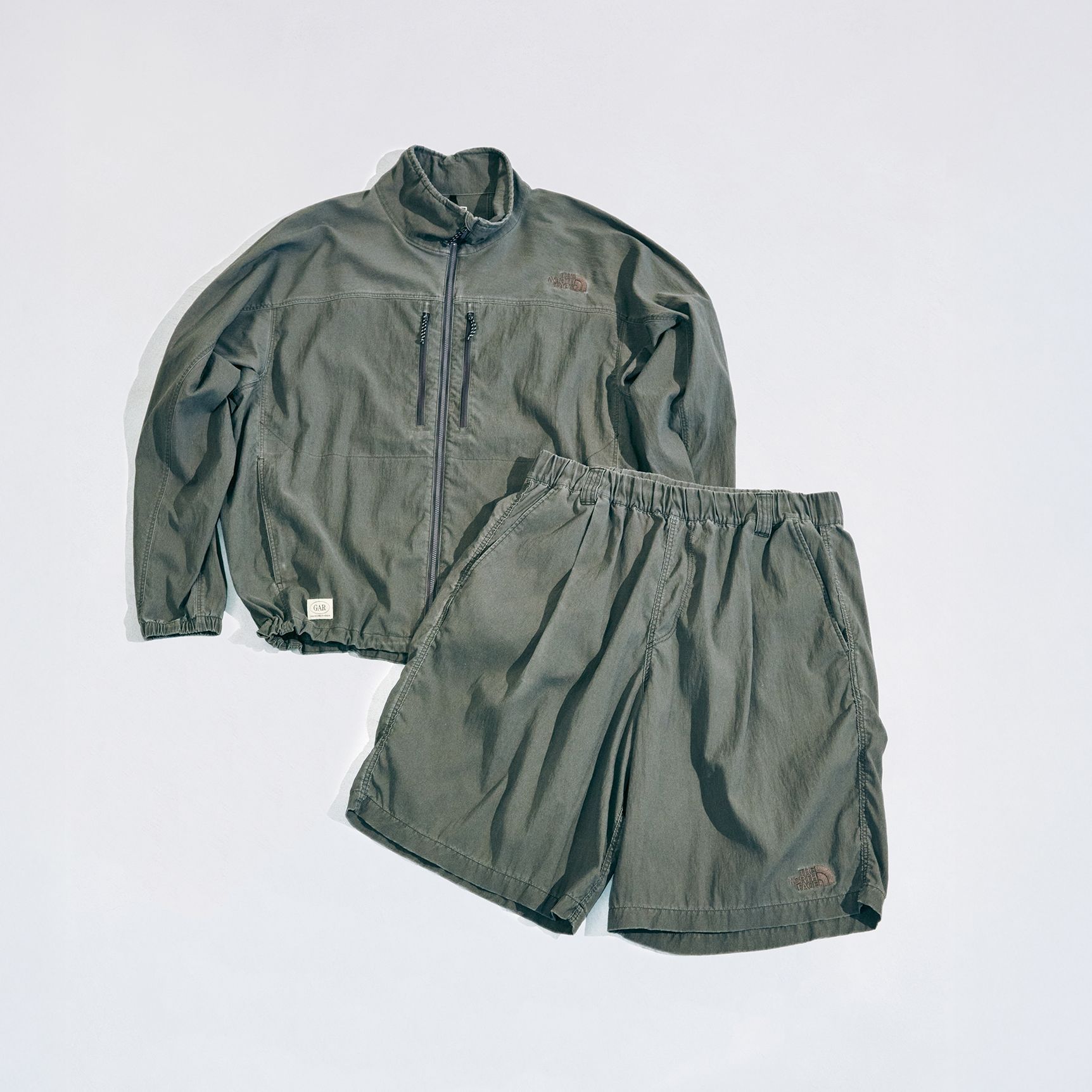 GAR Faded Softshell Jacket and GAR Faded Baggy Short