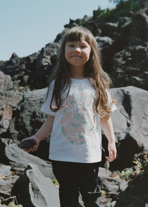 T S/S Composition Texture Tee
