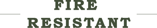 FIRE RESISTANT