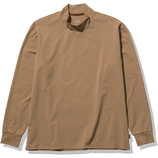 L/S AIRY HIGH NECK TEE