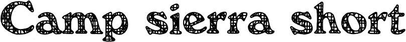 Camp sierra short