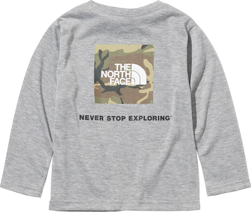 L/S TNF Bug Free Square Camo Logo Tee