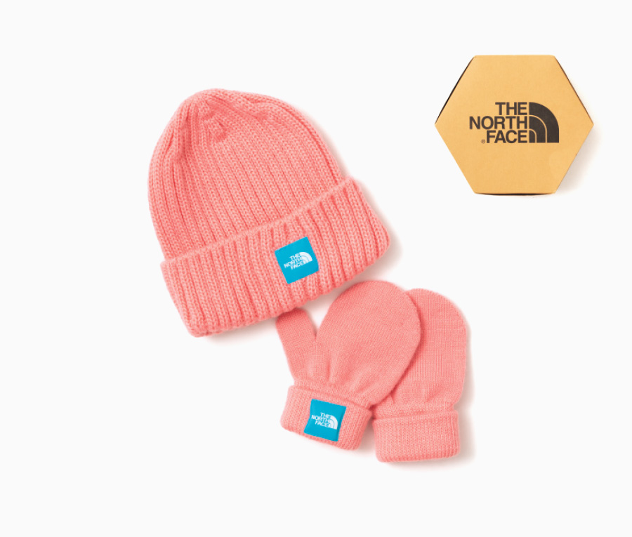 BABY CAPPUCHO LID & MITT SET