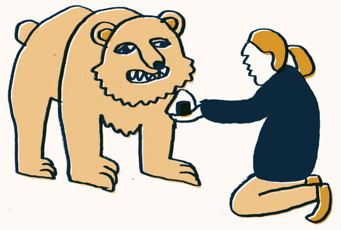 野生動物へ近づかない&エサをあげない