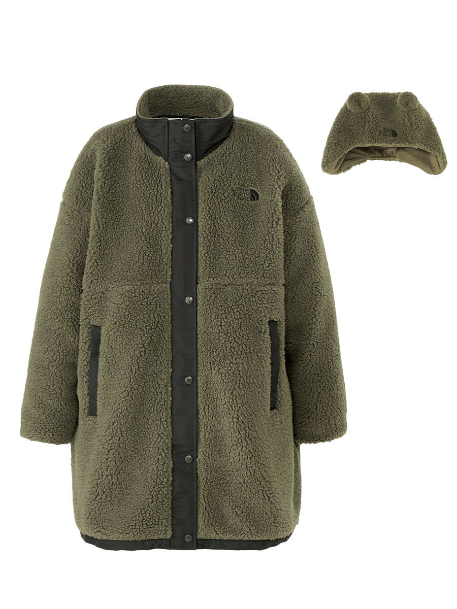 Maternity Boa Fleece Jacket & Baby Cap