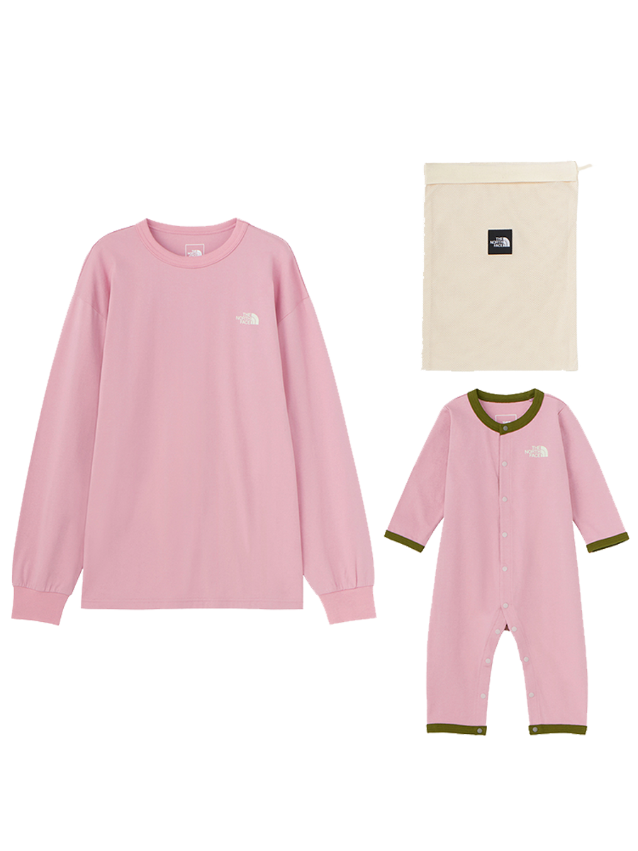 CR L/S Tee & Baby Rompers Set