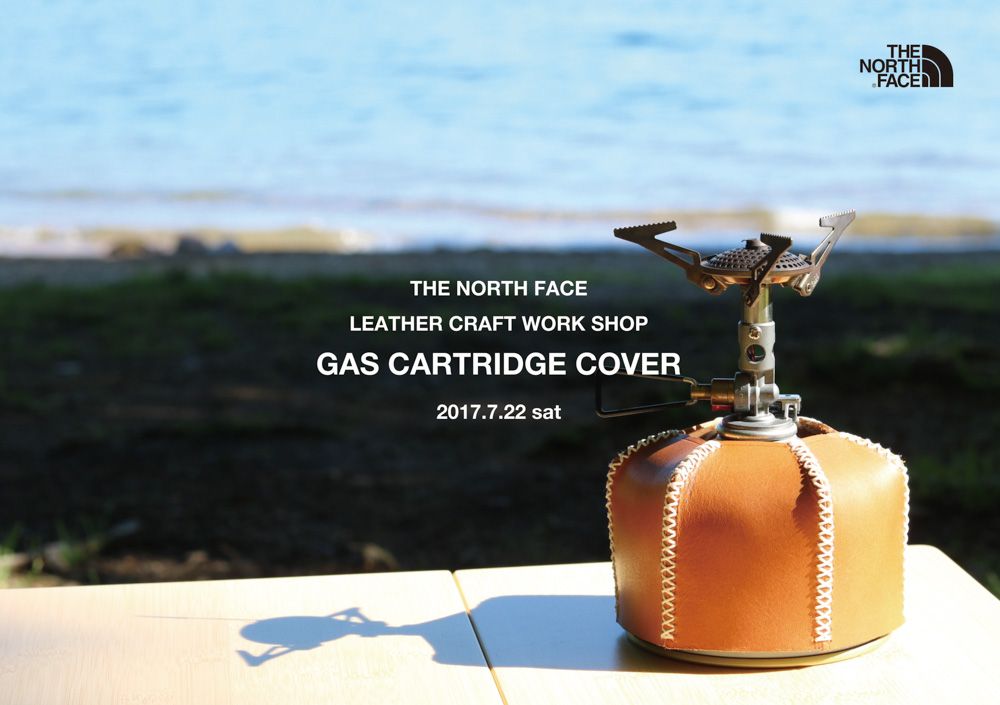 【THE NORTH FACE GRAVITY NISEKO ~LEATHER CRAFT WORK SHOP GAS CARTRIDGE COVER~】