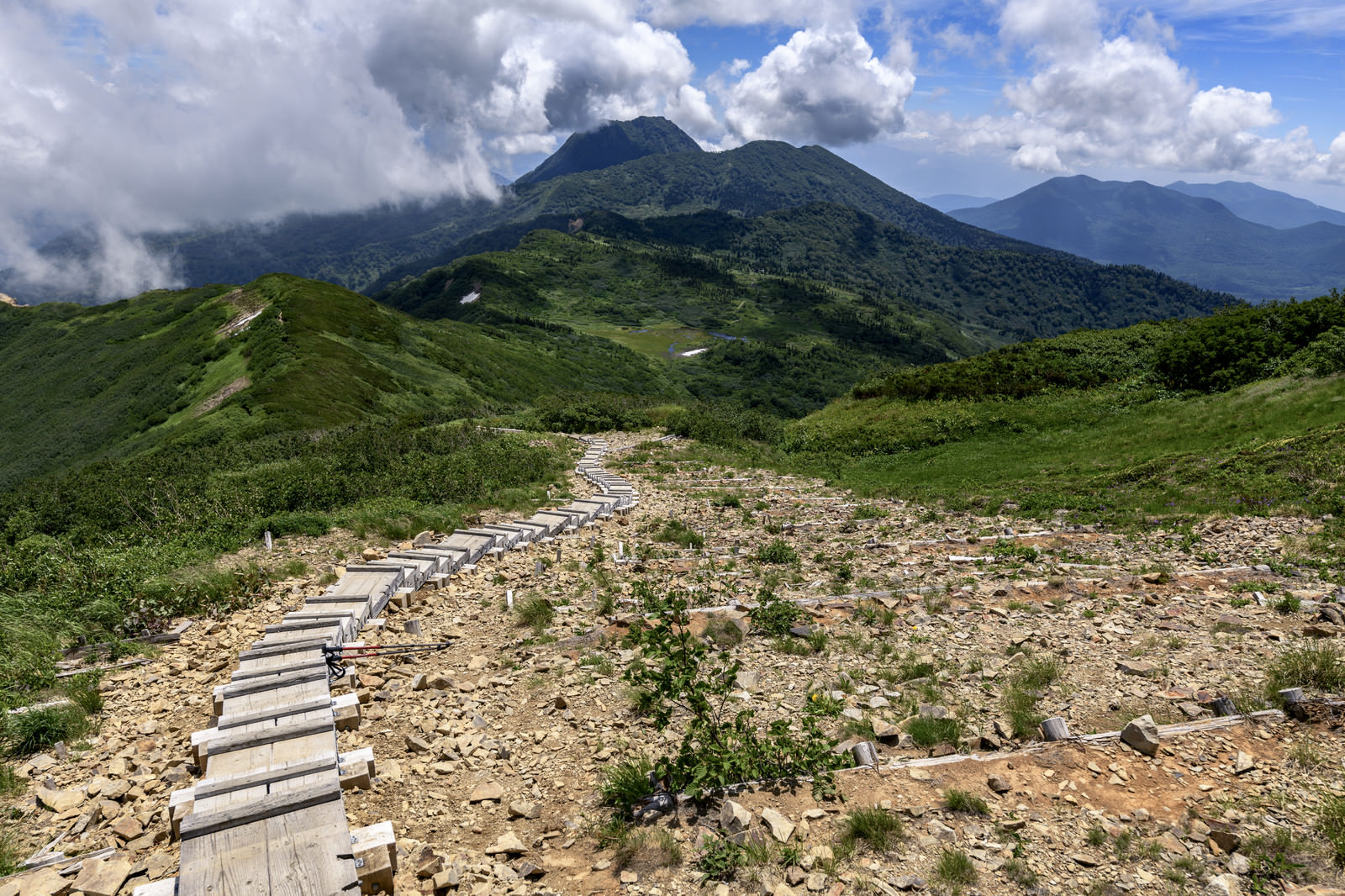 火打山の山景