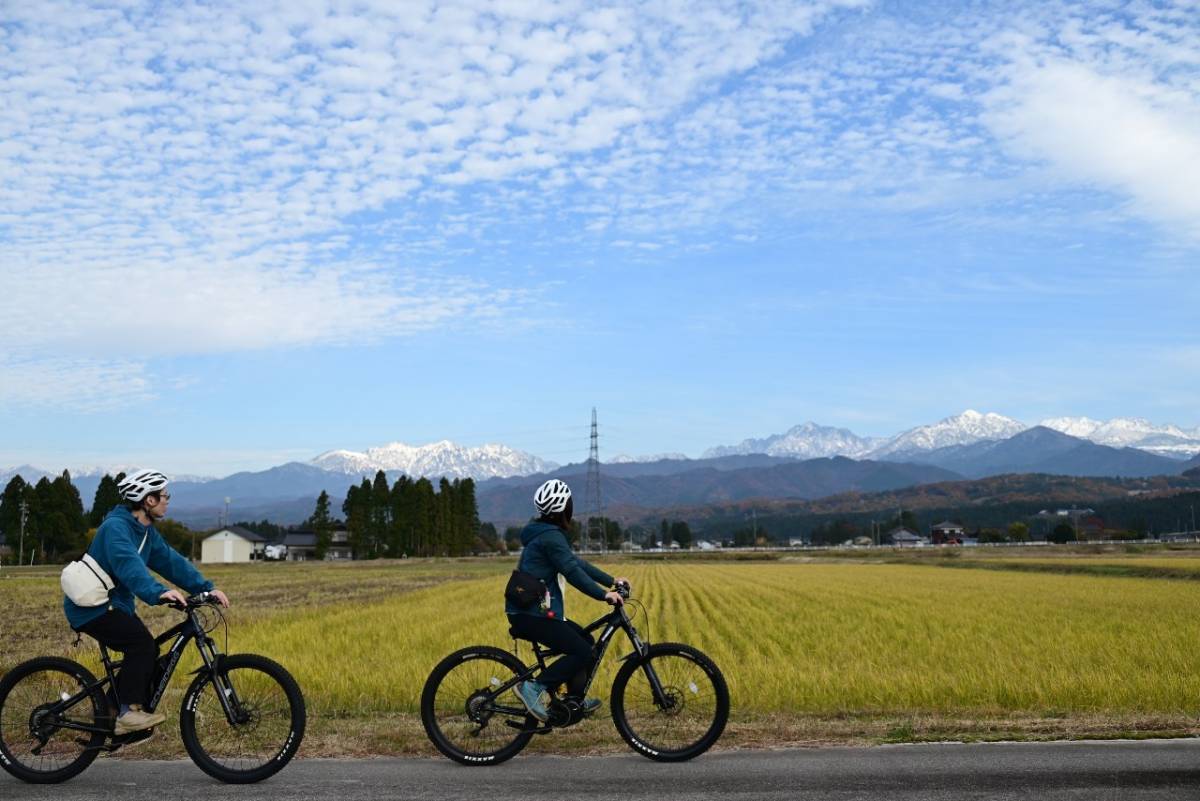 立山の里山に広がる田園風景